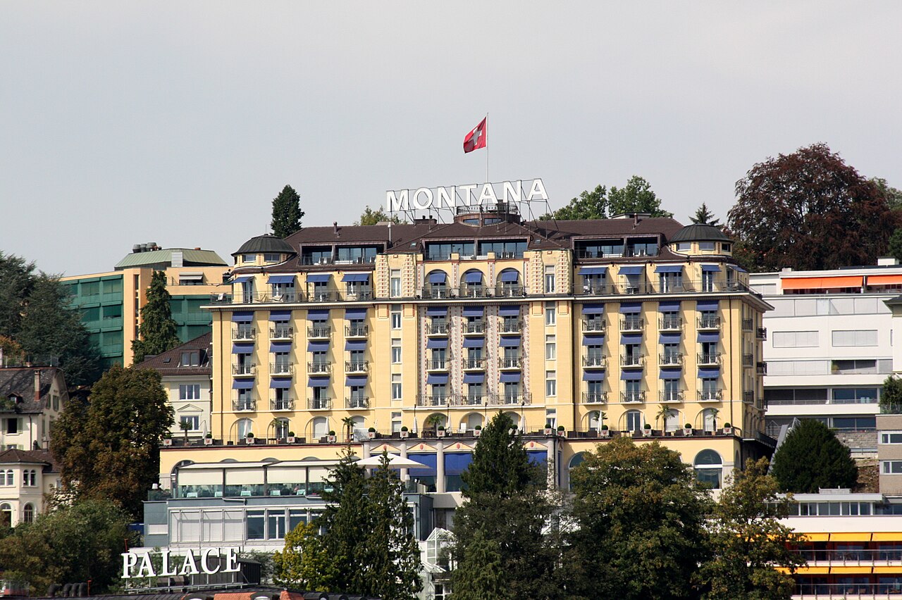Hotel Montana exterior, Luzern